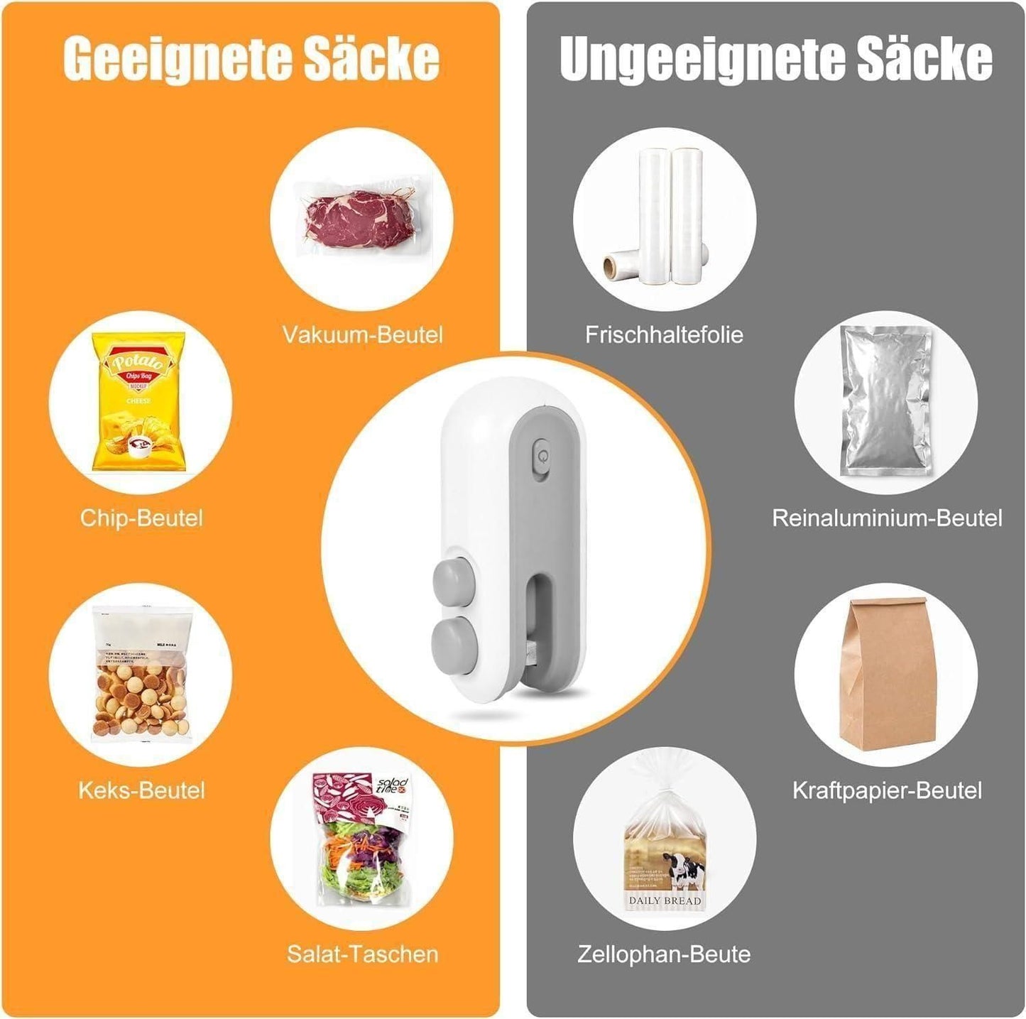 Portable Mini Sealing Machine 2-in-1