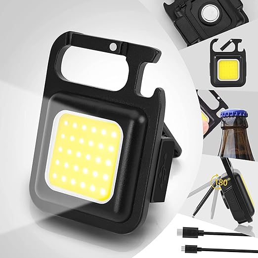Small Rechargeable Keychain Flashlight