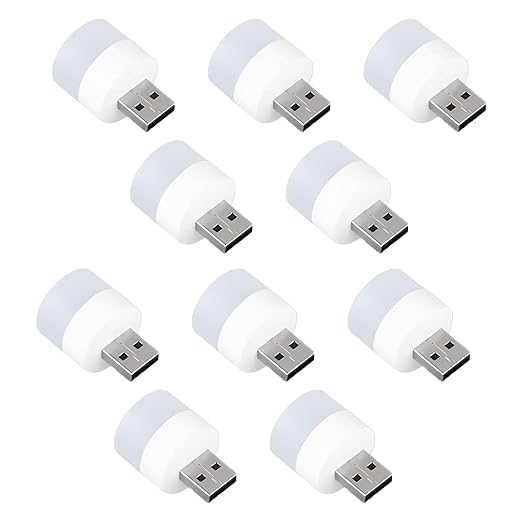 USB Night Lights LED Plug in White Buy 1 Get 2 Free