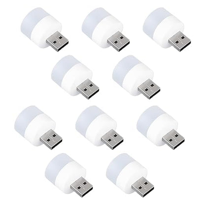 USB Night Lights LED Plug in White Buy 1 Get 2 Free