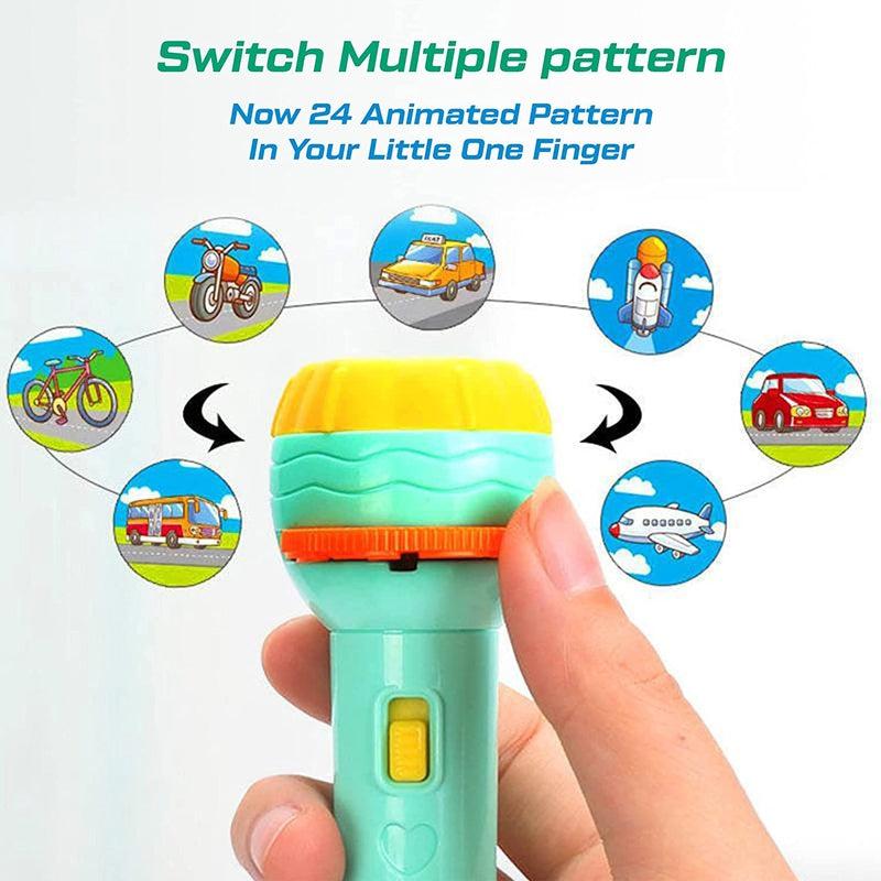 Projector Flashlight Torch for Kids