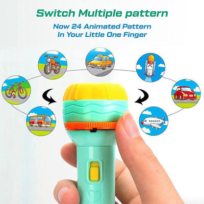 Projector Flashlight Torch for Kids