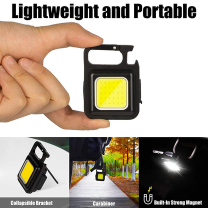 Small Rechargeable Keychain Flashlight