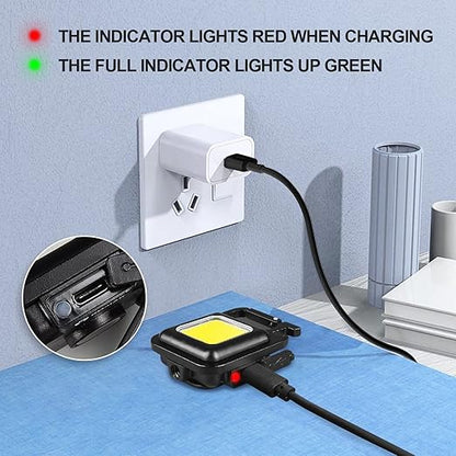 Small Rechargeable Keychain Flashlight