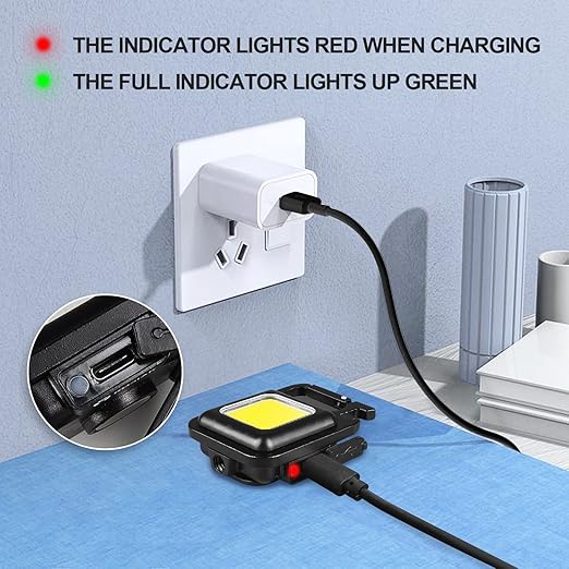 Small Rechargeable Keychain Flashlight